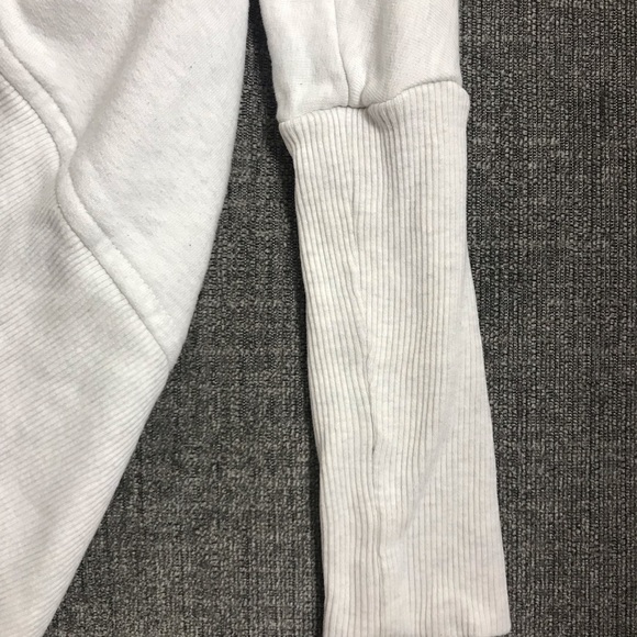 Aritzia Wilfred Diderot Open Front Circle Cocoon Cardigan Studded Ribbed Gray - Picture 8 of 10